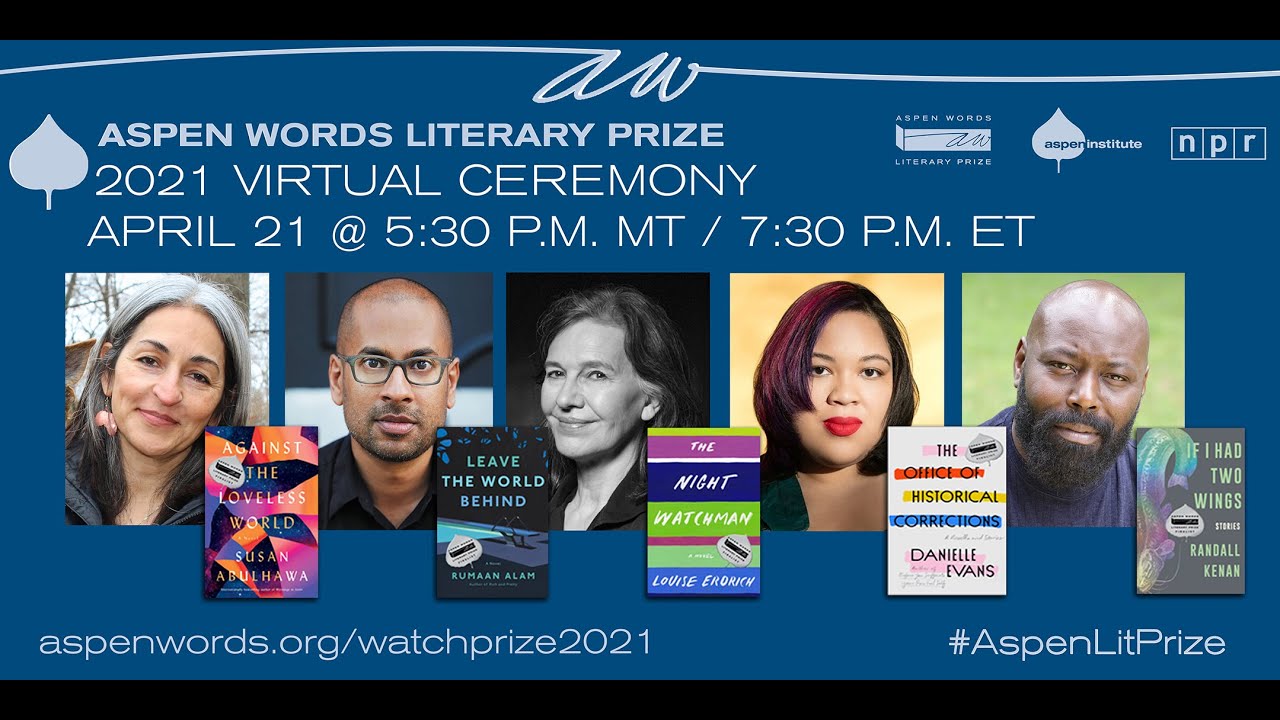 2021 Aspen Words Literary Prize Virtual Awards Ceremony - YouTube