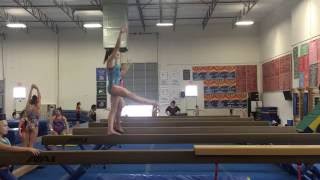 Beam- Gainer Front Aerial, Sissone, Split Jump