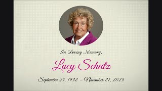 Dec 2, 2025 - Lucy Schutz Memorial Service