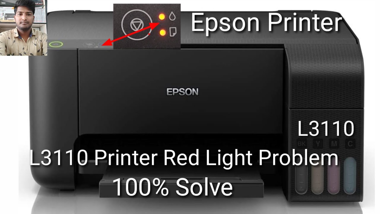 Epson L3110 Scanner Error Solution 100% Epson L3210 Printer Red Light ...