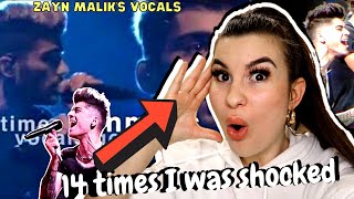 FIRST REACTION to 14 times ZAYN MALIK vocals had me shook