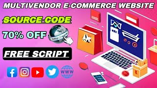 Multi Vendor primium E-commerce Website using Source Code ll Free source Code download 🔥