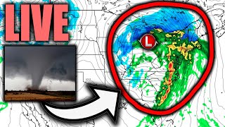 🔴 LIVE NOW: Major Winter Storm With Severe Weather Coverage....