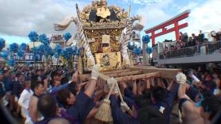 2014 平成26年 灘のけんか祭り（宵宮） 中村屋台 観覧席前