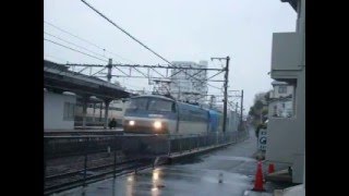 2016.3.18　東京メトロ16000系(第24編成)甲種輸送・西条駅通過