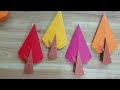 쉬운 가을 나무 종이접기 easy origami tree tutorial