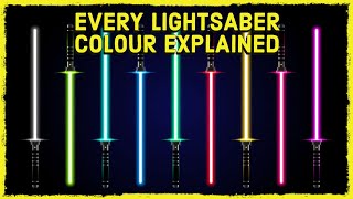 The Meaning Of Every Lightsaber Color Fully Explained [Canon + Legends]
