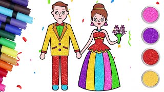 Gambarlah Pengantin | Belajar Anak | HooplaKidz Bahasa Indonesia