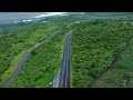 curvy road on a tree covered hill