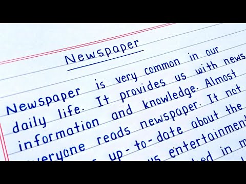 Why do we read newspaper paragraphs?