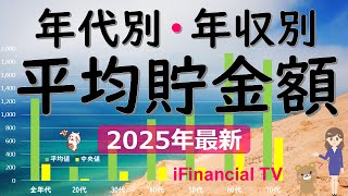 【最新版】年代別・年収別の貯金額－平均貯金額や中央値、貯蓄率など、貯蓄格差の現状を一挙解説！