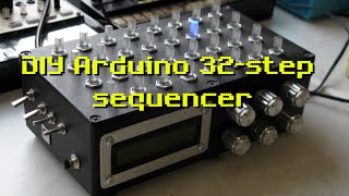DIY Arduino 32-steps MIDI-sequencer - Demo