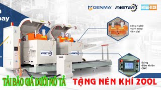 Máy Cắt Nhôm 2 Đầu cao cấp F500CNC | máy cắt nhôm 2 đầu chỉ 38 triệu