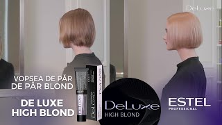 Vopsea profesionala de par ESTEL De Luxe High Blond | ESTEL România