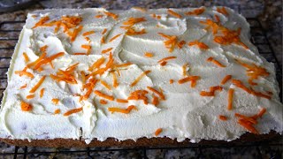 How To Make a Carrot Sheet Cake