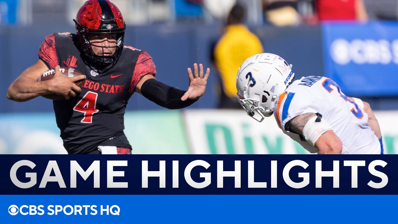 Boise State Vs San Diego State: Full Highlights | CBS Sports HQ - YouTube