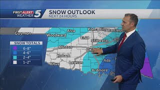 8 am Winter Weather and Snow Update in Oklahoma