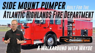 Atlantic Highlands Fire Department's Side Mount Pumper by CustomFIRE