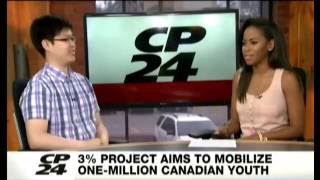 CP24 Interview with Steve Lee on 3% Project