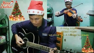 Christmas Songs Medley - Cover by Mark Paul Casimiro (Guitar And Violin)