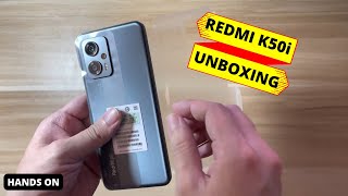 Redmi K50i Black Unboxing 💥|| Hands on Review
