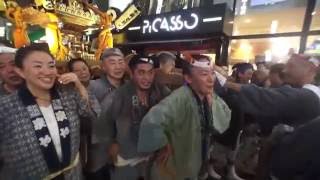 平成28年 赤坂氷川神社 例大祭 宵宮 神輿＆山車連合巡行。