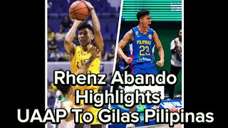 Rhenz Abando Highlights | UAAP to Gilas Pilipinas