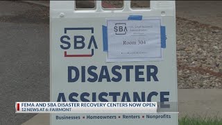 FEMA and SBA disaster recovery centers open in Fairmont