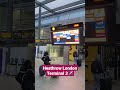 Terminal 3 Heathrow airport London #uk #heathrow #airport #terminal #london