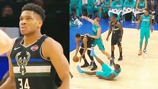 Giannis Makes NBA Players Look Like Kids After Bullying Hornets! Bucks vs Hornets 2020 NBA Season