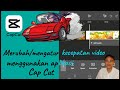 CAPCUT | Cara Merubah Kecepatan pada sebuah Video