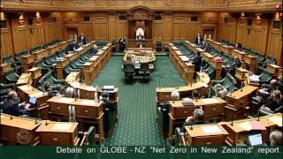 Debate on GLOBE-NZ “Net Zero in New Zealand” report - Member’s Motion on Notice
