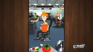 Paper Toss 2.0 - iPhone \u0026 iPad Gameplay Video