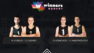 Winners Beach Volleyball. Men. M. Kyselov / O. Sazhko - O. Kopachov / V. Maksymovych  09.02.2025