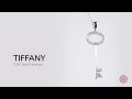 Diamond Key Necklace in White Gold | Diamondère - Tiffany