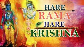 HARE RAMA HARE KRISHNA - MAHA MANTRA DHUN | PEACEFUL KRISHNA BHAJANS ( WITH LYRICS)