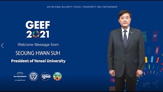 🌏GEEF2021🌎President of Yonsei Welcomes You