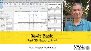 Revit Basic: Part 35 Export and Print