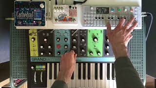 yt5s io Hand Covers Bruise The Social Network   Moog   OP 1 Live Jam