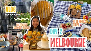 Melbourne Vlog (Day 2)- Cooking at Home, Picnic Day, Williamstown Best Fish & Chips, Homm Bingsu