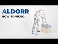 How-to tutorial: ALDORR Home Telescopic multipurpose ladder (-)