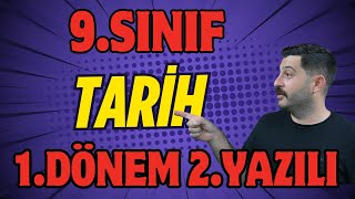 9. Sınıf Tarih 1. Dönem 2. Yazılı 2025 | Açık Uçlu Sorular Yeni Müfredat