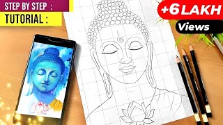 Buddha Drawing || How to Draw Lord Buddha || Buddha Purnima Drawing || Gautam Buddha Drawing Drawing