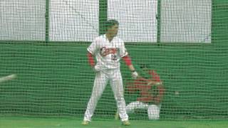 2017.2.24　松浦耕大選手 打撃練習