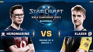 HeroMarine vs Elazer TvZ - Quarterfinals - WCS Summer 2019