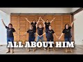 ALL ABOUT HIM  - line dance demo by Cool Ladies