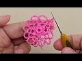 УЗОР без отрыва нити Очень просто ВЯЗАНИЕ КРЮЧКОМ безотрывный способ super easy pattern crochet