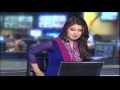 camera scene of beautiful pakistani anchor.