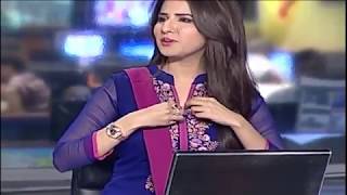 Camera Scene of Beautiful Pakistani Anchor.
