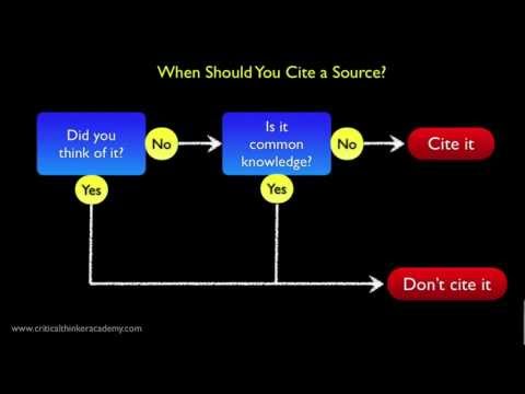 What information does not need to be cited?